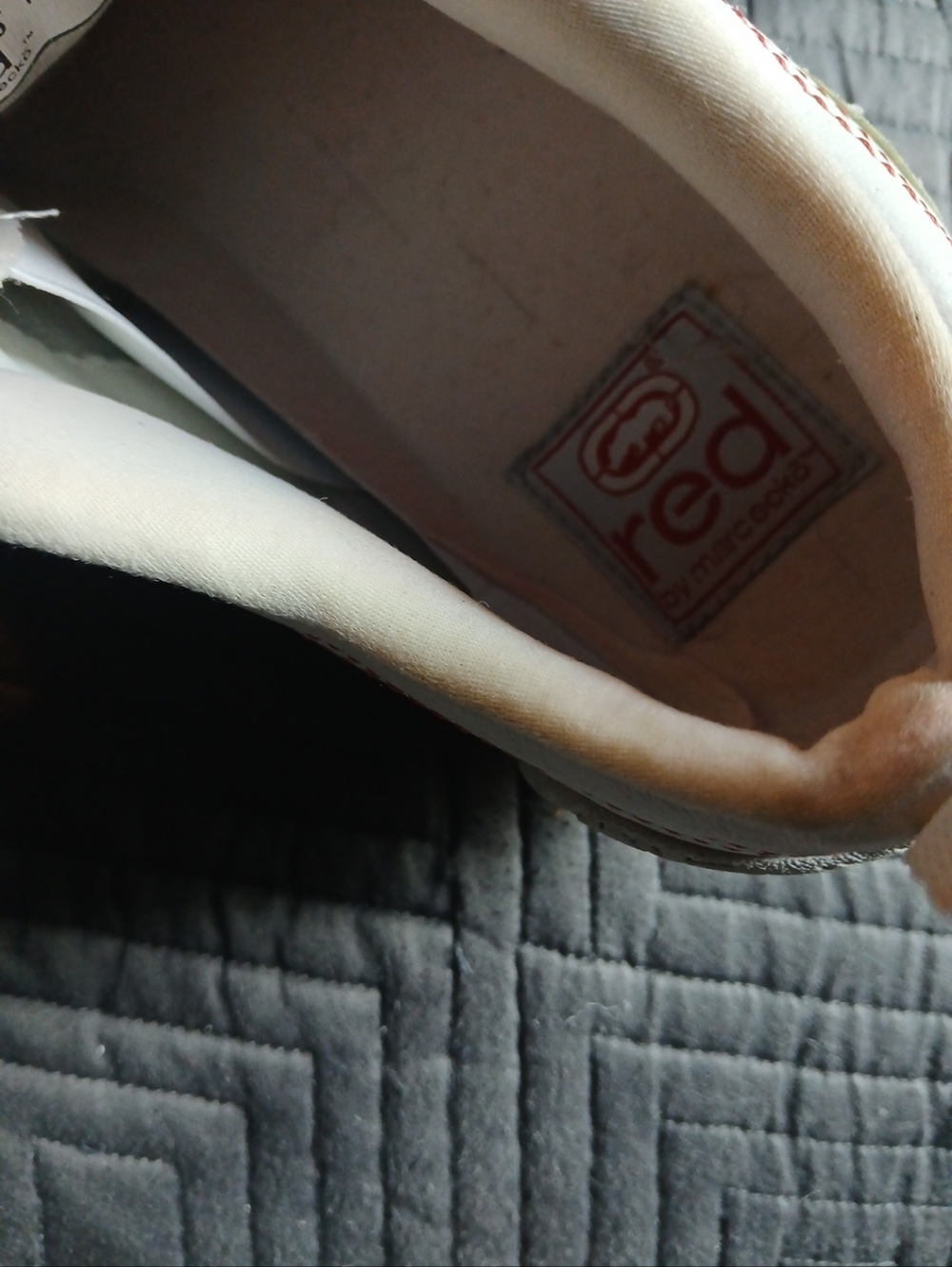 Women's Red White Ecko Red Rhino Lace-Up Athletic Sneakers.  Size 10. - Picture 10 of 15